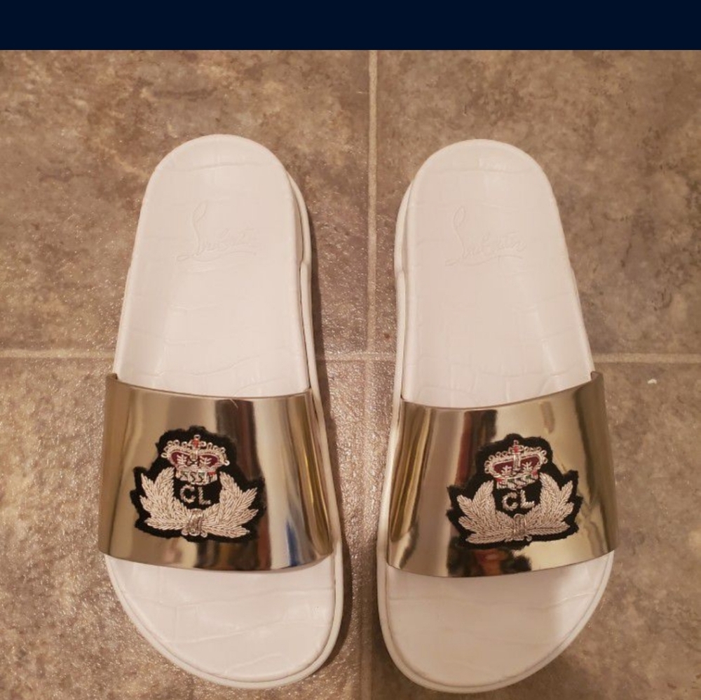 Christian Louboutin Pool Side Slides - image 1